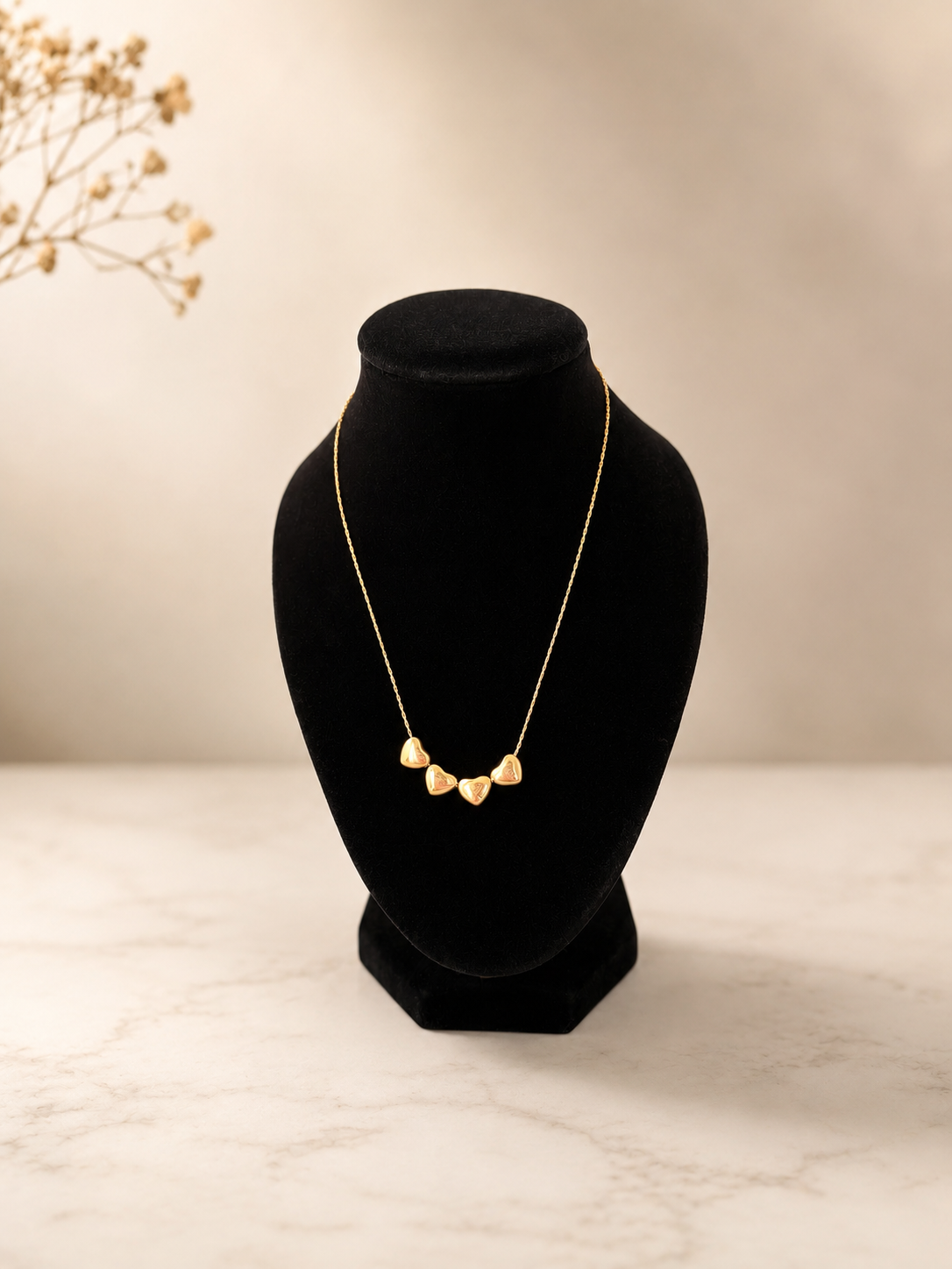 4-Hearts Necklace