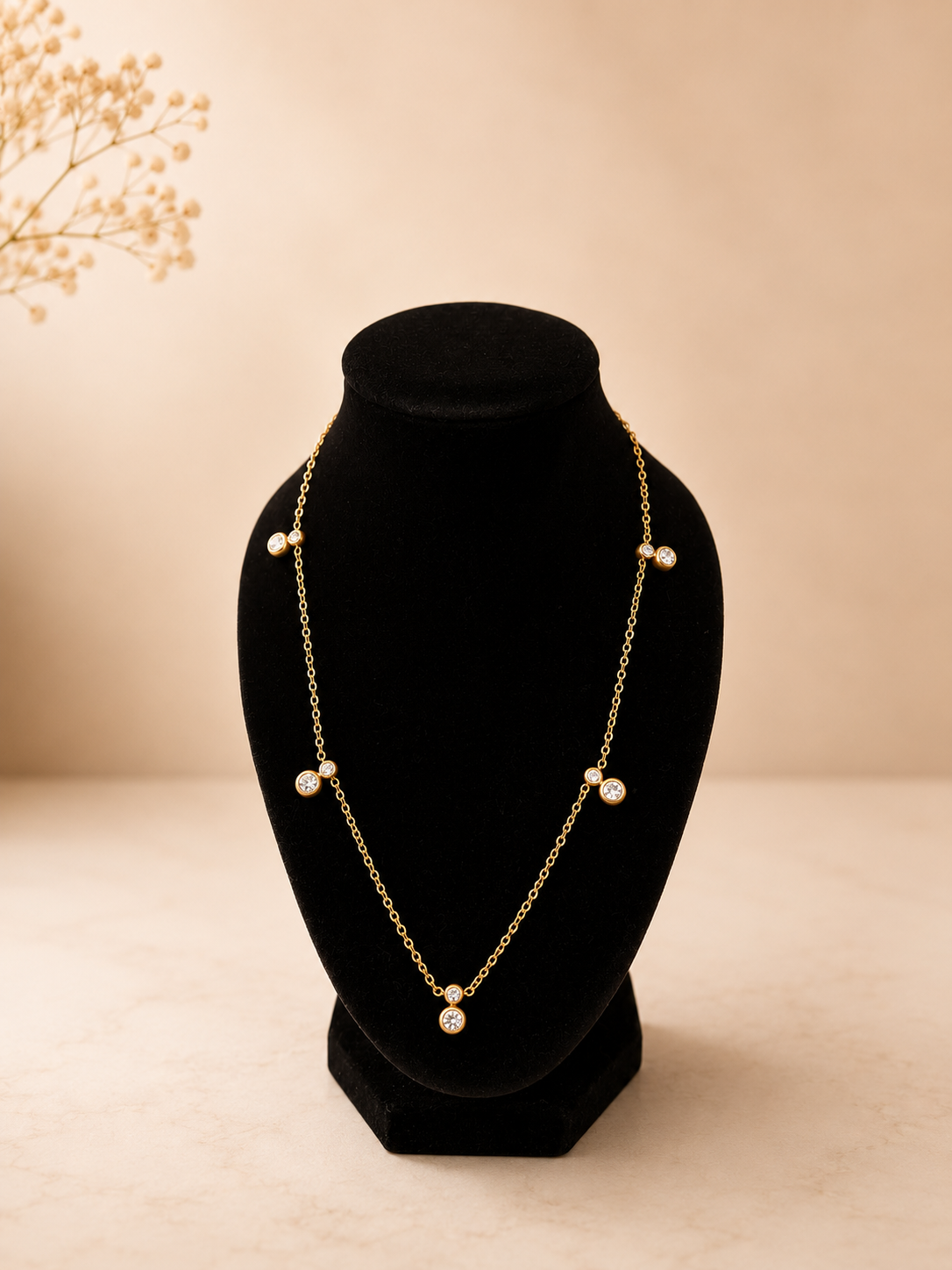 Crystal Station Necklace