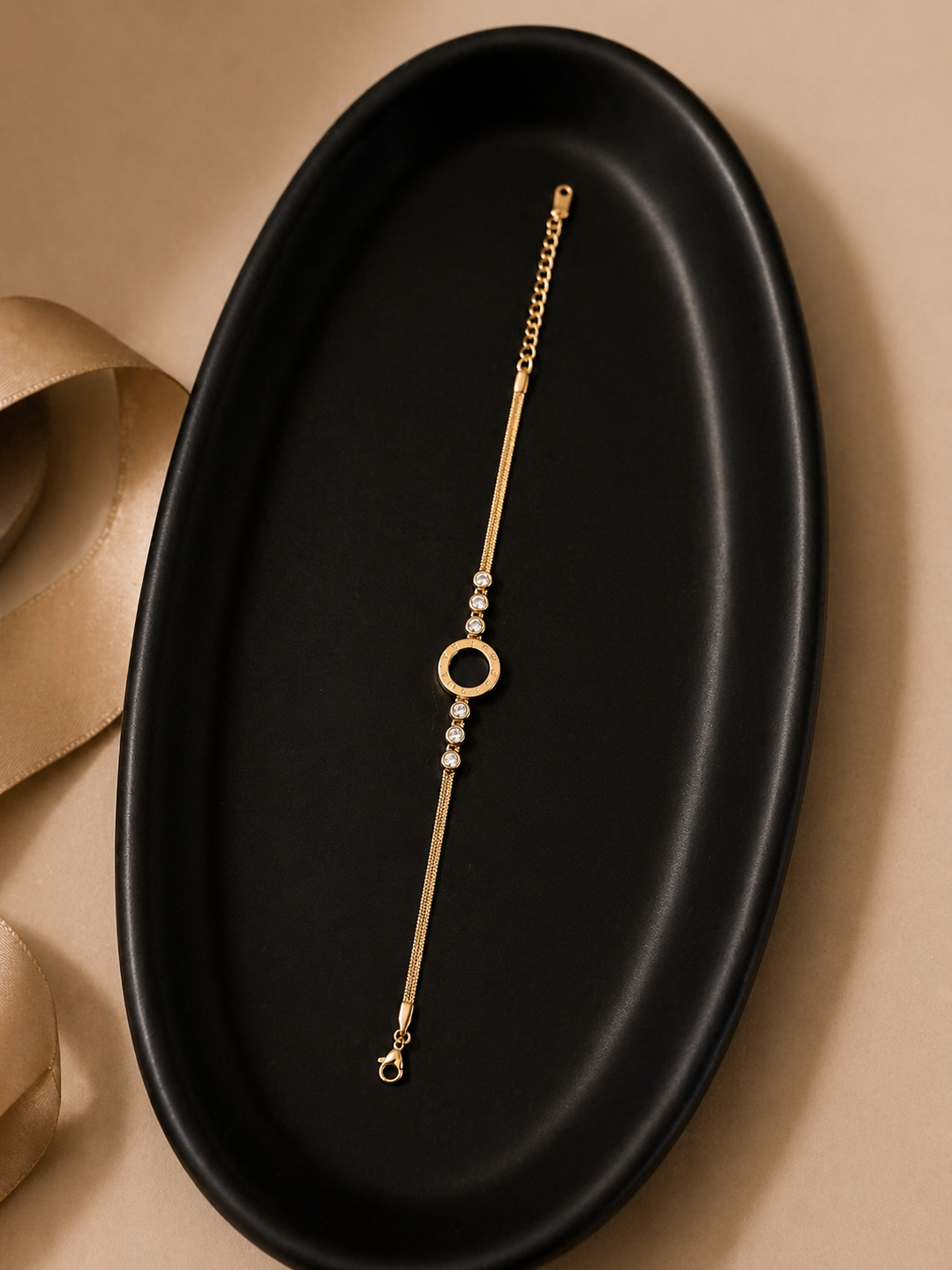 Gold and Diamond Cascade Bracelet (#3)