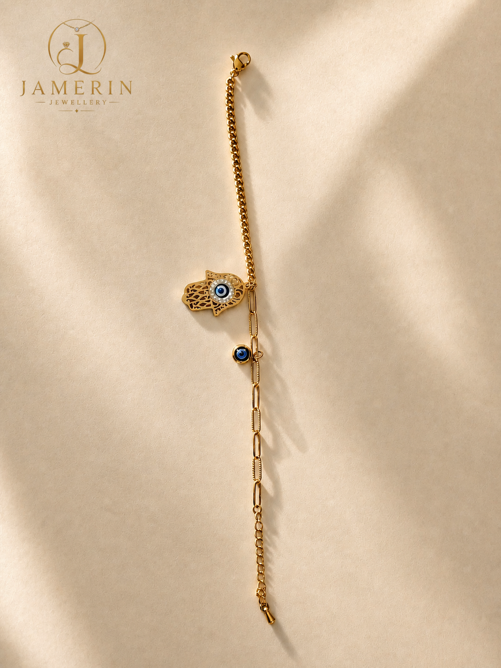 Evil Eye Palm Bracelet