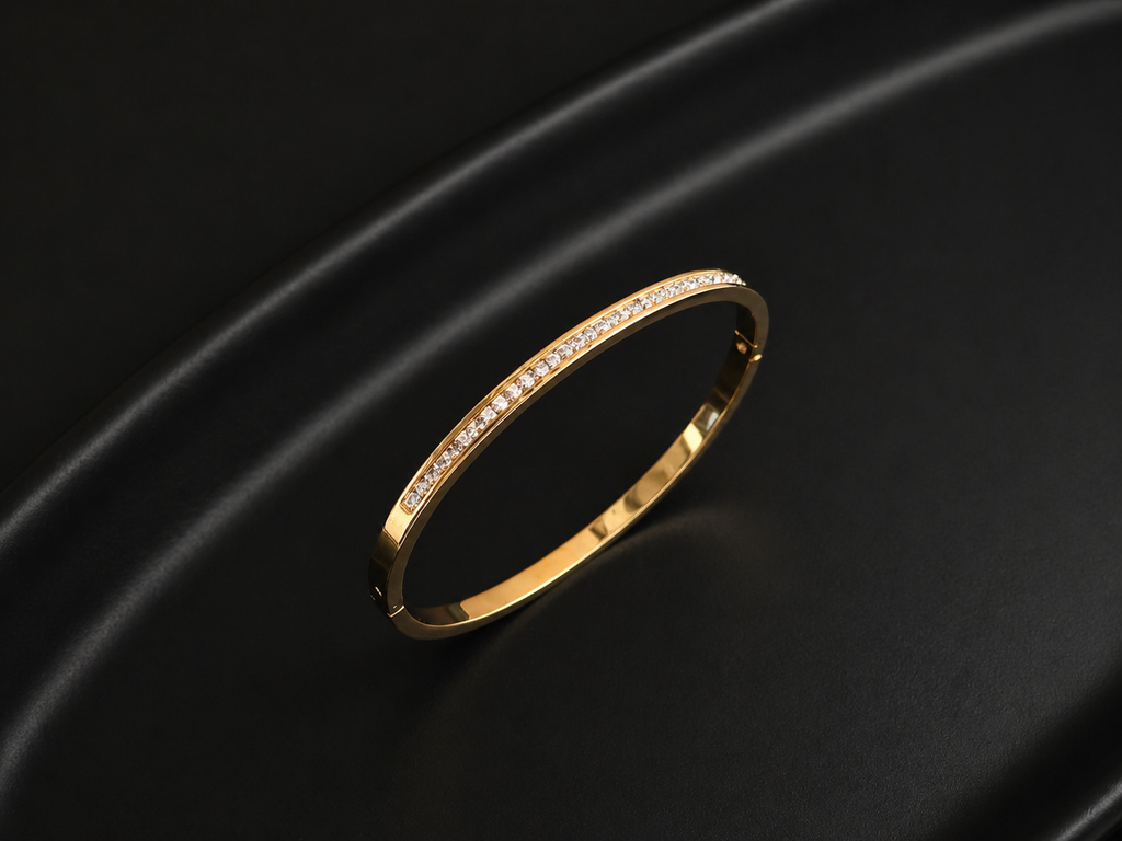 Studded Diamond Bangle (#3)