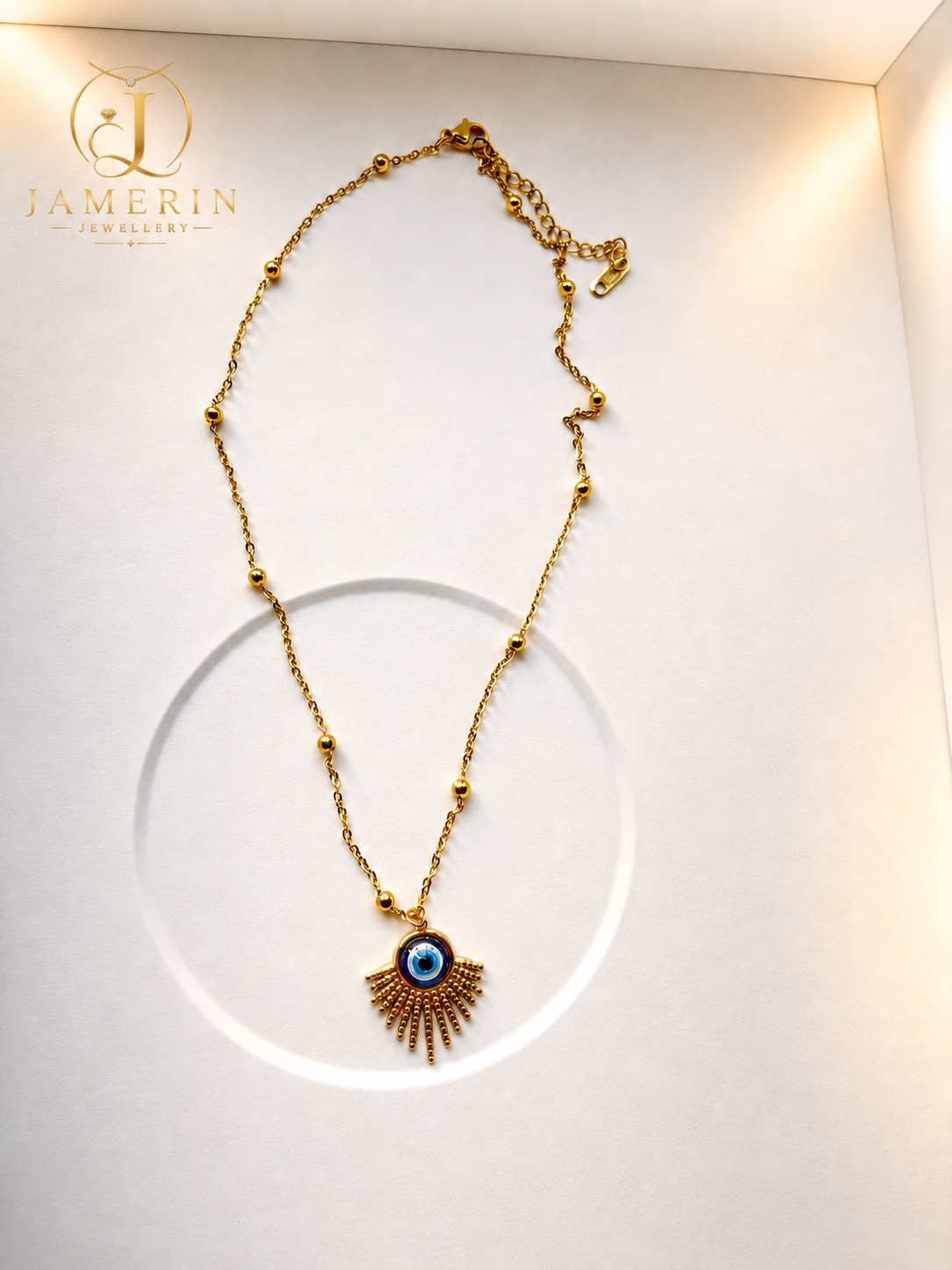 Evil Eye Cascade Necklace