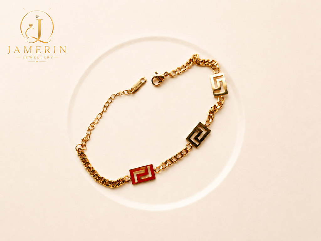 Golden Zig Zag Bracelet