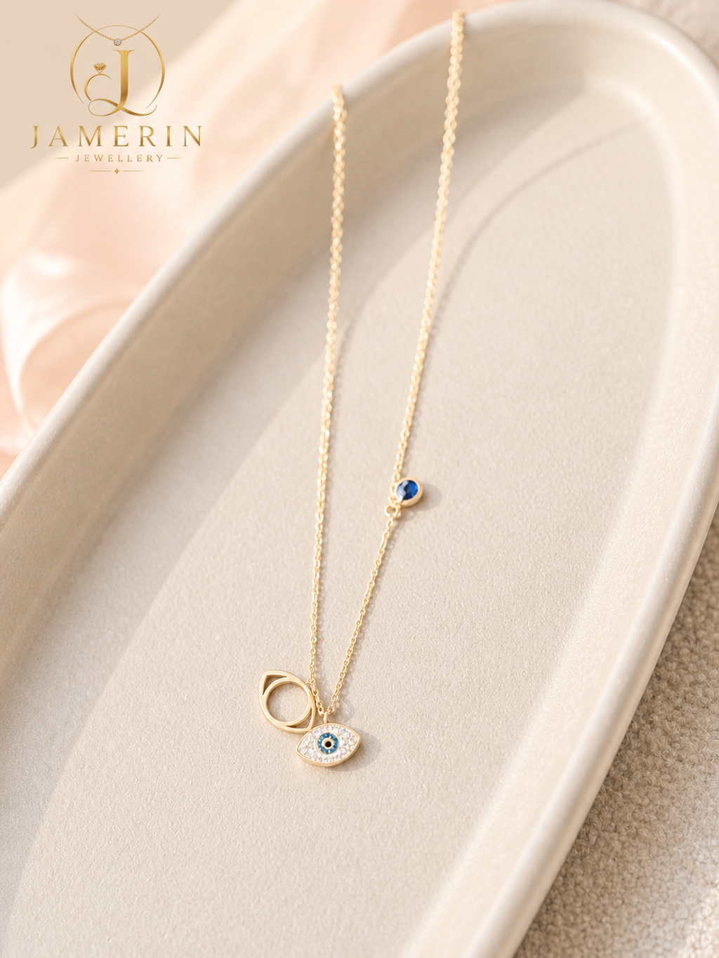 Evil Eye Stacked Necklace (#5)