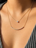 Rose Gold Layered Necklace (#8)