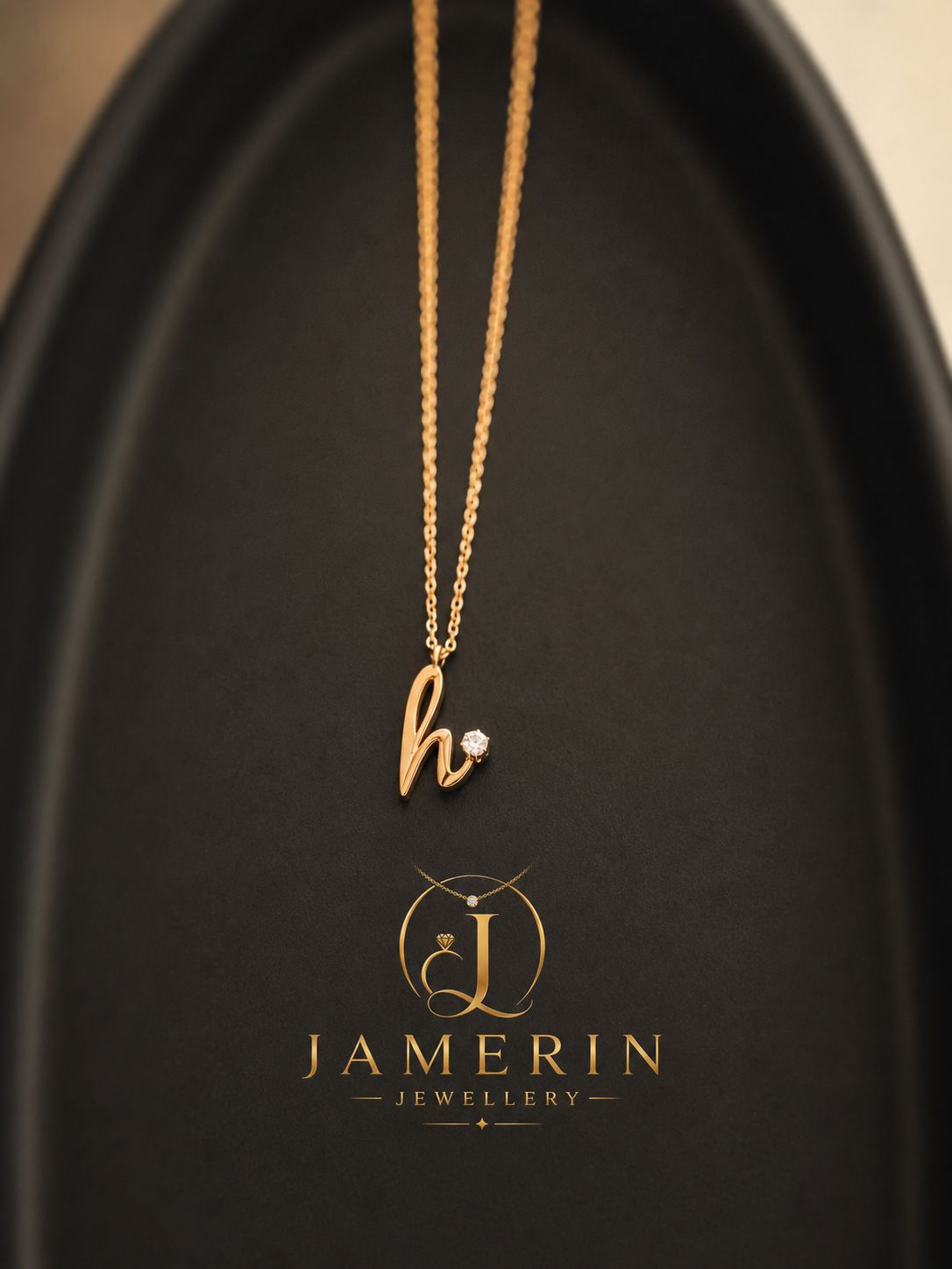 Initial Pendant Necklace (#9)