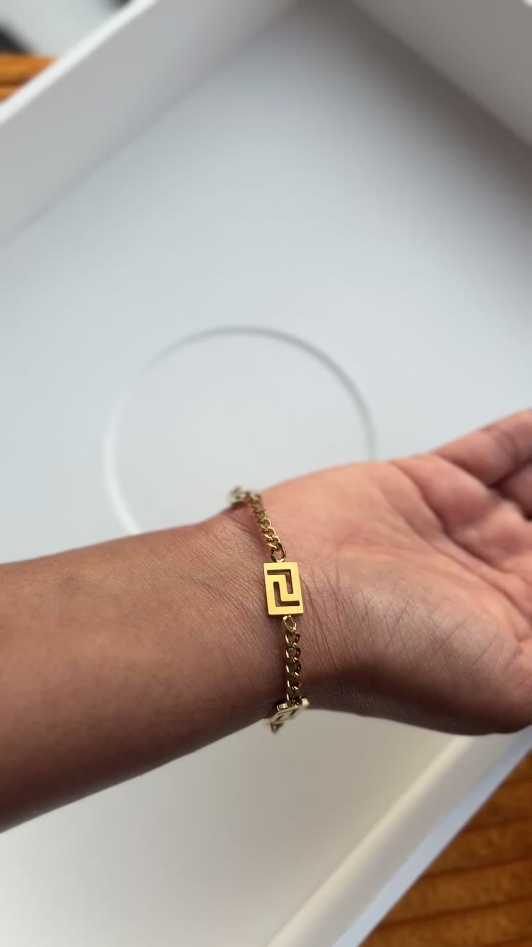 Golden Zig Zag Bracelet